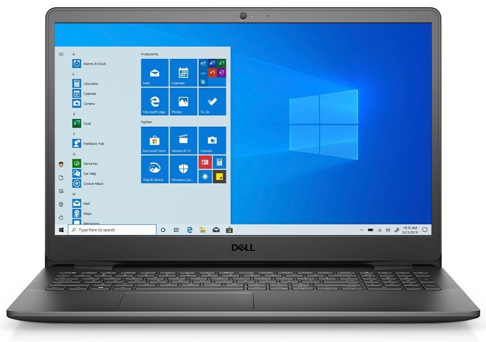 Notebook Dell Inspiron 15 I3501-5580BLK-PUS Intel Core I5-1035G1 15.6" W10S 12/256GB SSD Accent Black - Touch